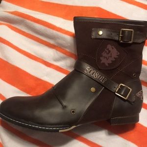 Otto boots men’s size 11. Leather, handmade ankle